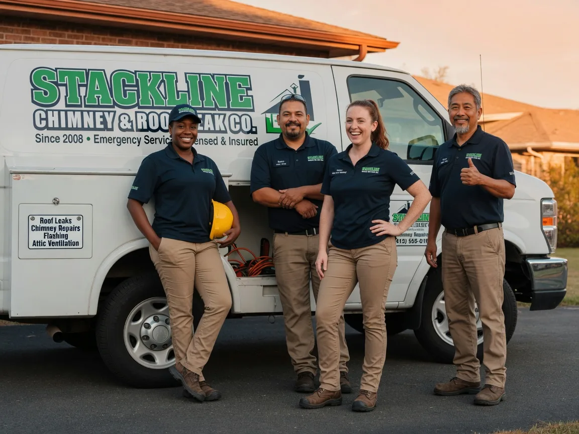 Chimney flashing repair company in Athelstane, WI